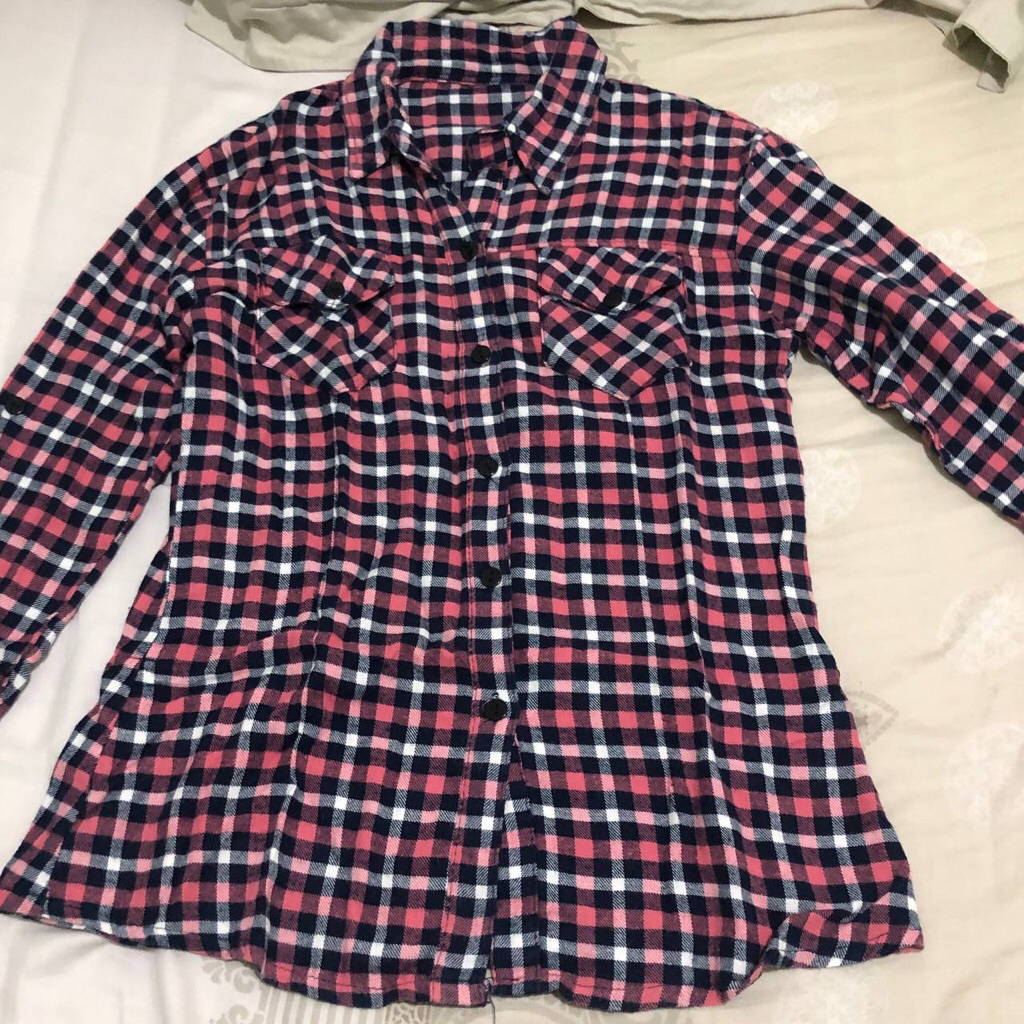 preloved kemeja pink