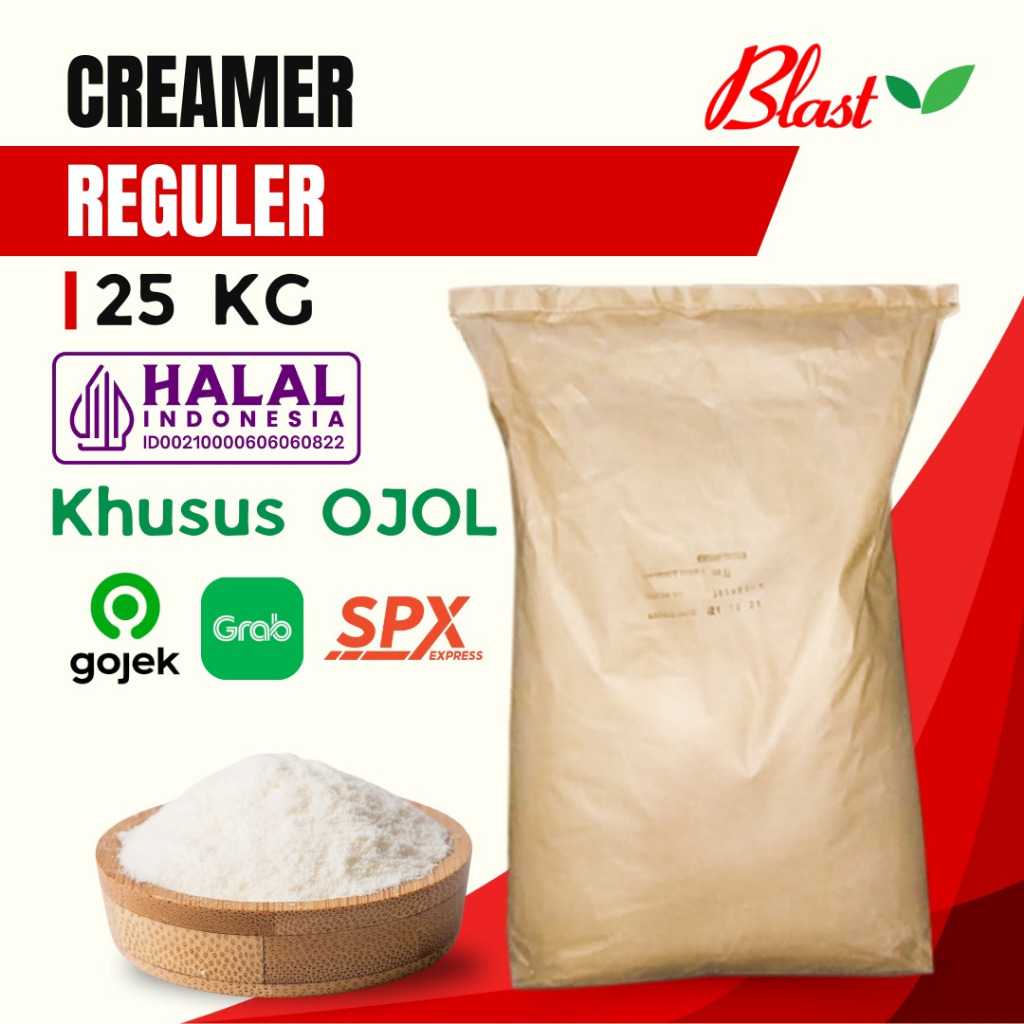 

( Khusus Ojol ) CREAMER BUBUK Reguler 25 KG - Non Dairy Creamer - Krimer Nabati