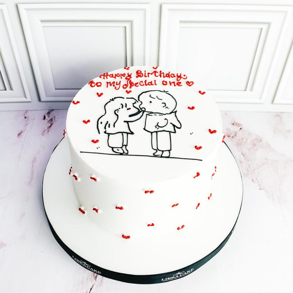 

Kue Ulang Tahun/Birthday Cake/Kue birthday Cake Tema Lukis Romantis/Kue Birthday Jakarta