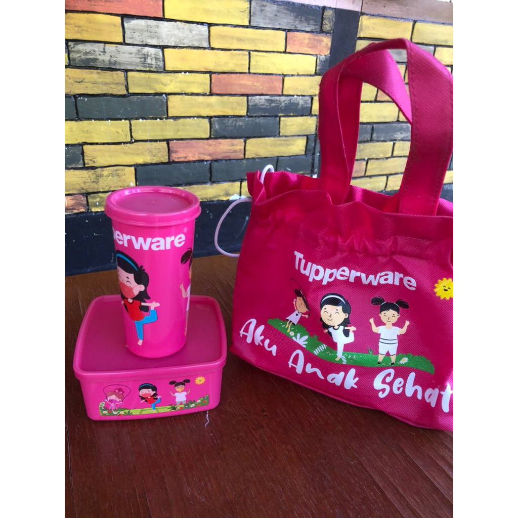 TUPPERWARE NEW PAKET BEKAL ANAK ANAK