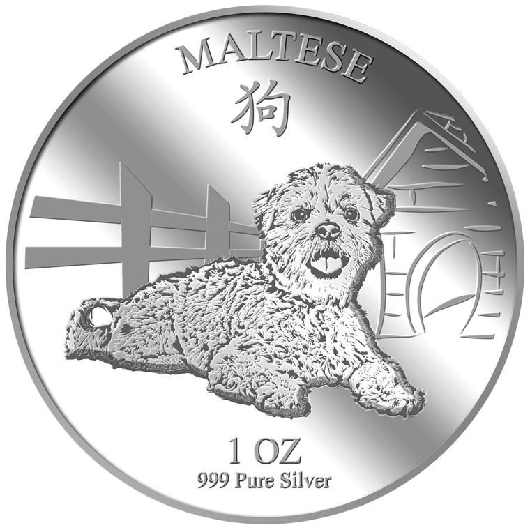 Koin Silver Maltese 31.1 Gram Silver Batangan Koin Puregold Fine Silver 99.9% Pure Silver