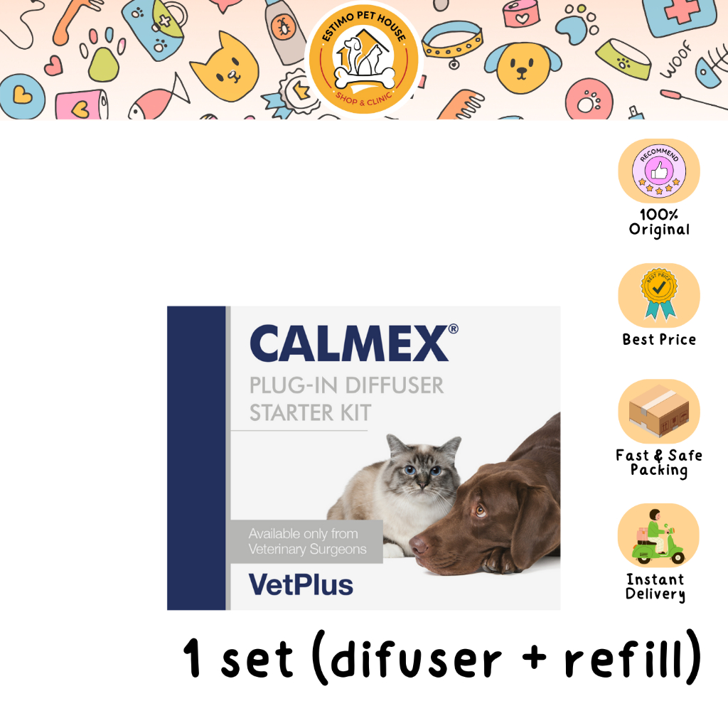 CALMEX Diffuser Kit Penenang Anjing Kucing 40ml VETPLUS