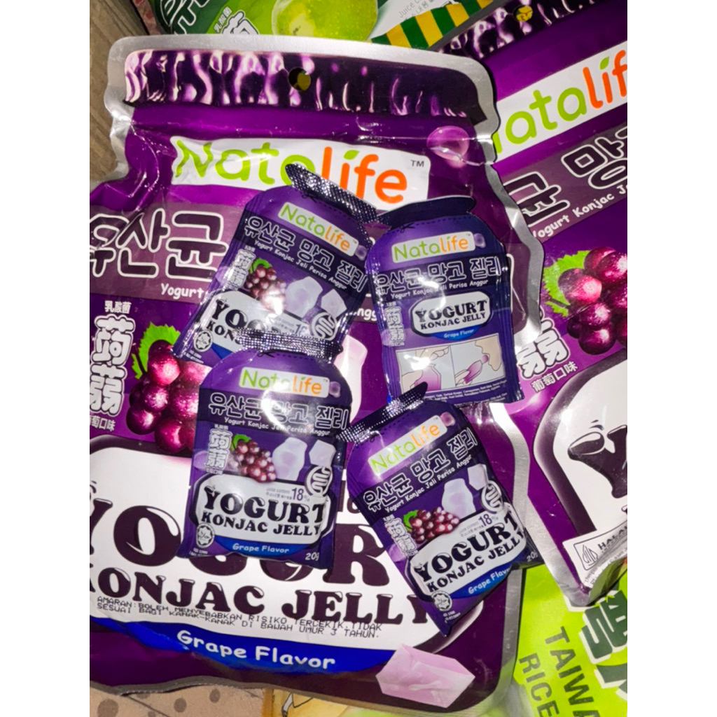 

Yogurt Konjac Jelly Mangga, Anggur, Apel