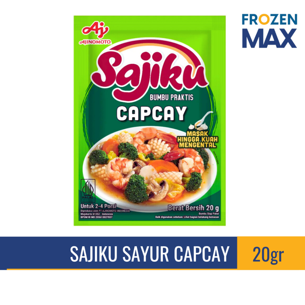 

Sajiku Sayur Capcay 20gr | Bumbu Masak Ajinomoto