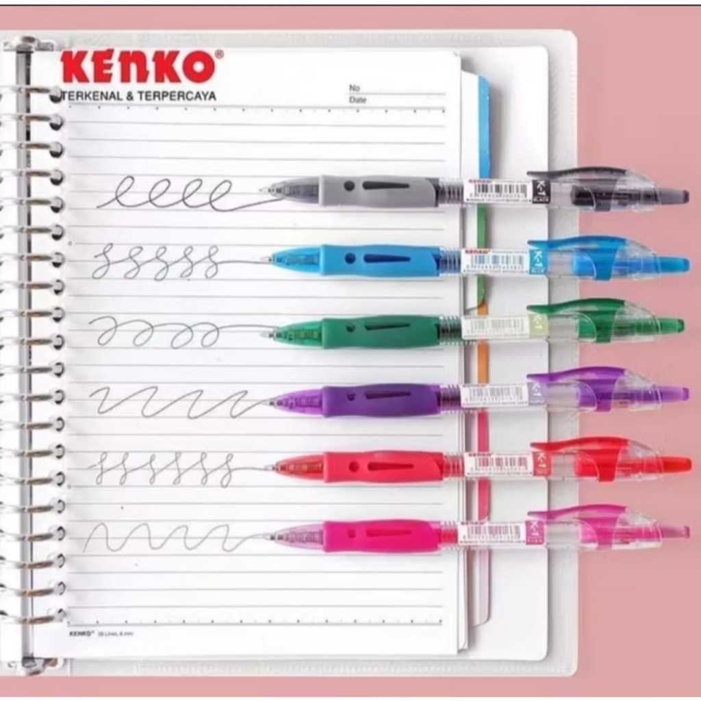 

PULPEN KENKO GEL PEN RUBBER K1 6 WARNA 0,5MM TERMURAH ECER 1PCS