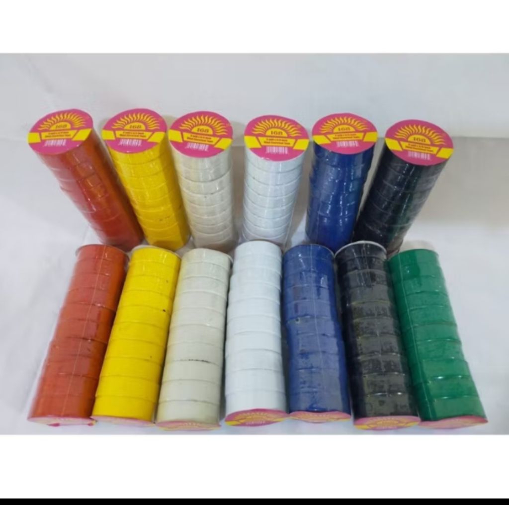 [1ROLL ] ISOLASI WARNA | ISOLASI KABEL WARNA | ISOLASI LISTRIK WARNA
