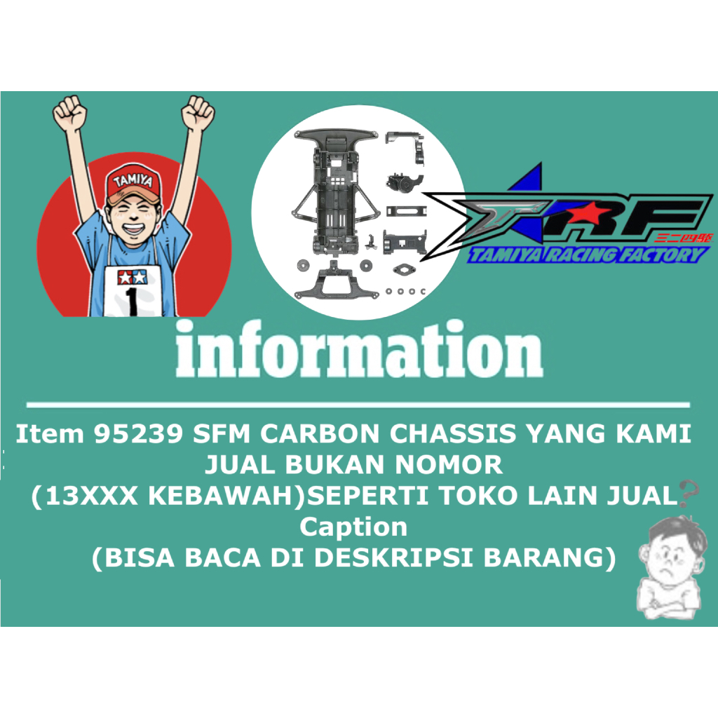 TAMIYA 95239 CARBON REINFORCED SUPER FM CHASSIS / SFM CARBON CHASSIS