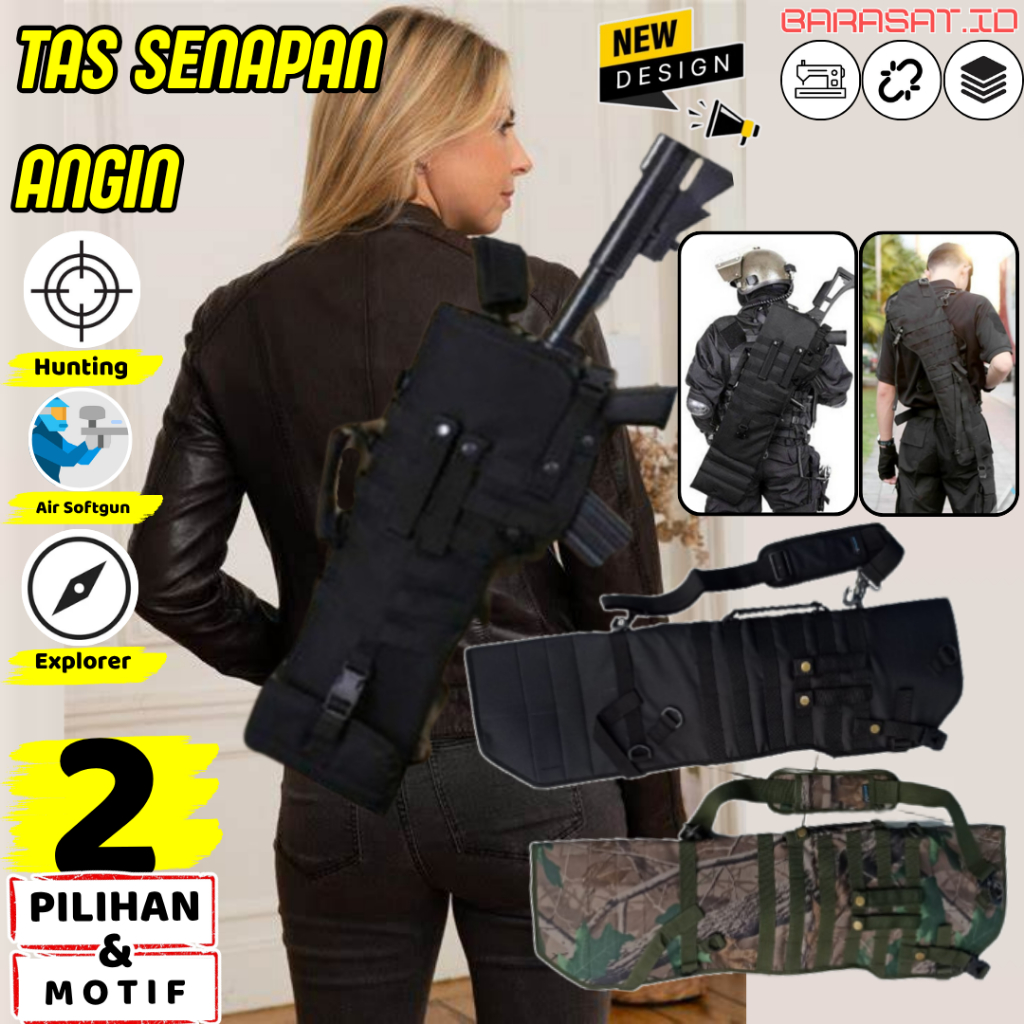 Tas Jinjing PCP Uklik Gejluk Tali bahu empuk Bahan tebal Jahitan rapi kuat Ringkas bisa dilipat