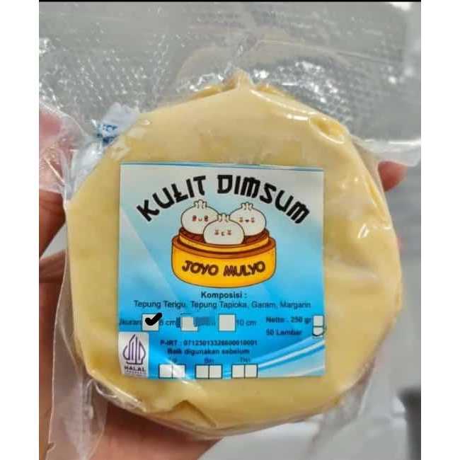 

kulit dimsum putih joyo mulyo 8cm