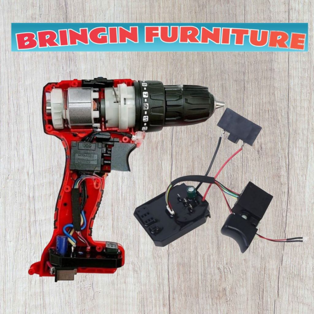 Modul bor baterai brushless18v 20v 21v 36v 48v jld kamolee modul bor cordless