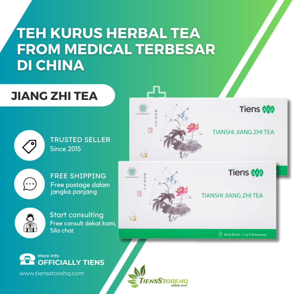 

Jiang Zhi Tea - Antilif tea - Teh serbaguna - Pembakar Lemak tubuh untuk melansingkan badan