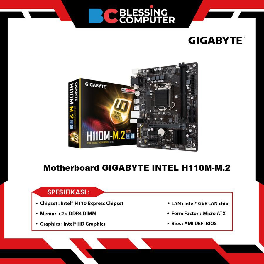 Motherboard GIGABYTE INTEL H110M-M.2