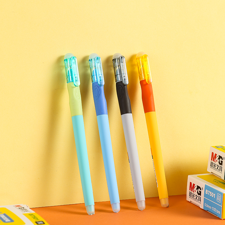 

M&G Stick Eraseable Gel Pen Soft Rubber Grip 0.5mm #AKPB7501 Pulpen bisa dihapus