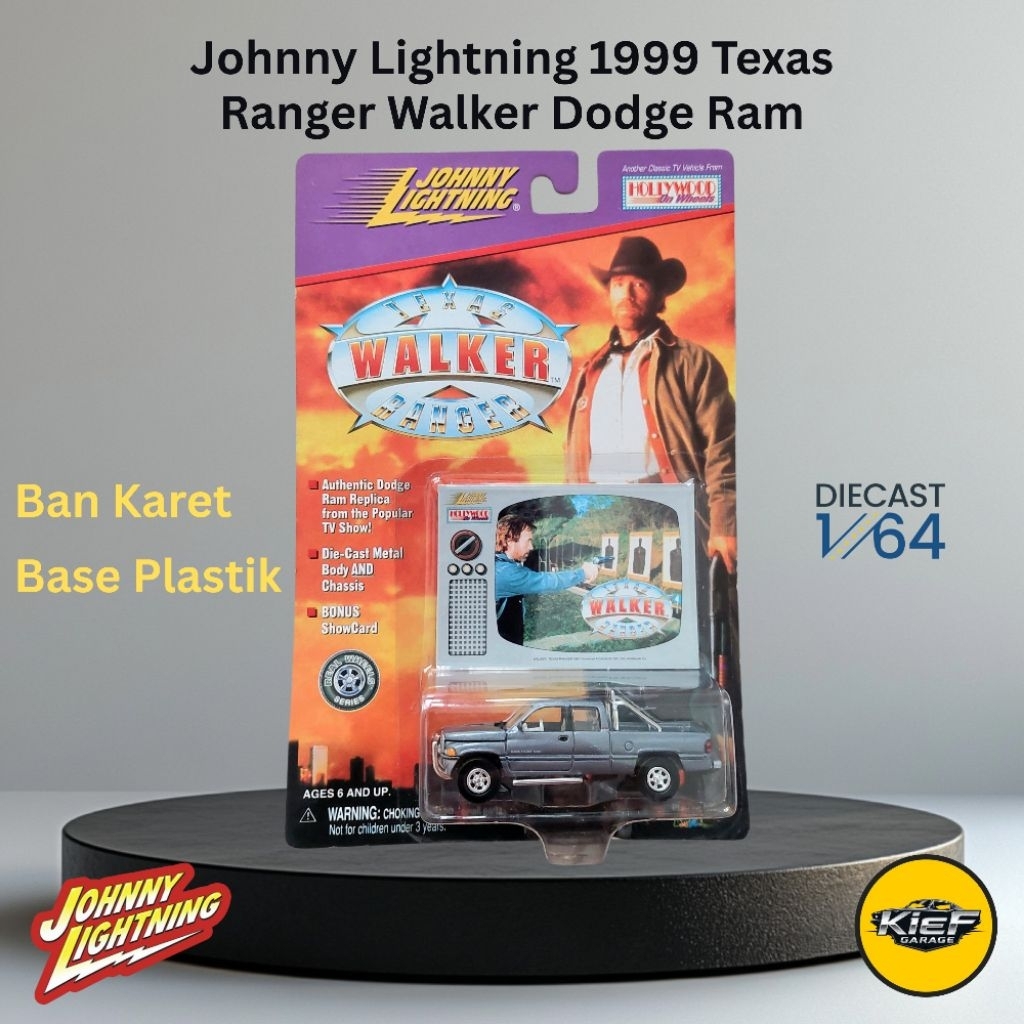 Johnny Lightning 1999 Texas Ranger Walker Dodge Ram