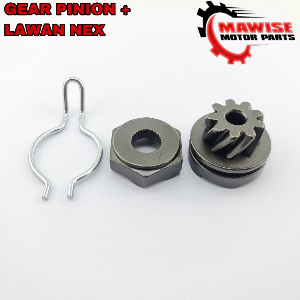 GEAR PINION + LAWAN NEX – GIGI PINION LAWAN AS SELAH KICK STARTER NEX KARBU NEX FI NEX 110