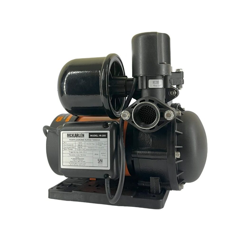 Mesin Pompa Air Pendorong Booster Pump Mckarlen HI 200 Pompa Booster Silent McKarlen HI 200 Pompa Pe