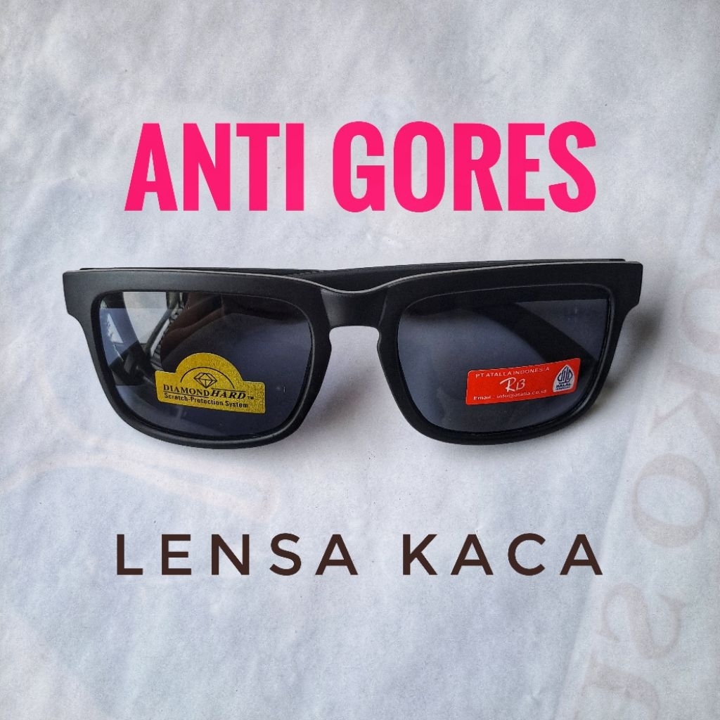Kacamata Anti Gores/ Kacamata R13 3004 G /kacamata Lensa Kaca/ Kacamata Hitam/ Kacamata frame besar