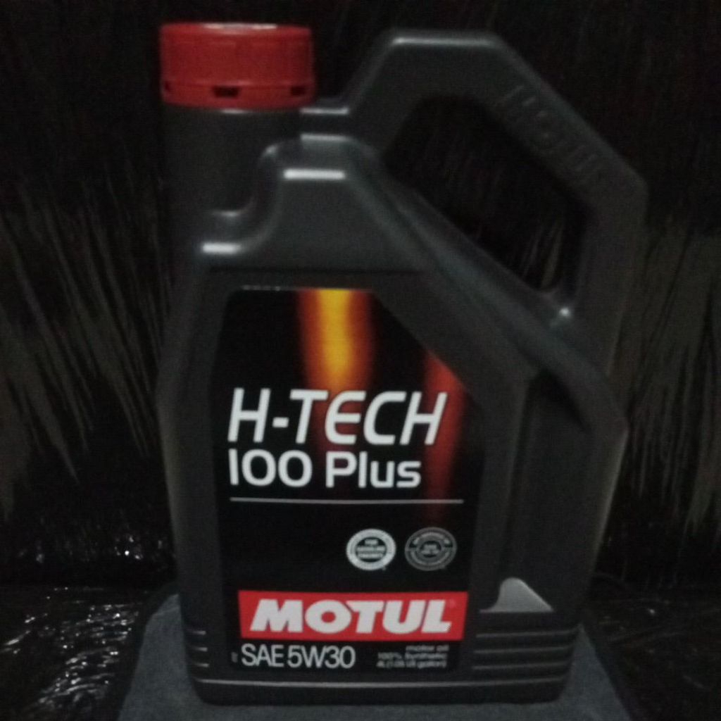 motul H-TECH 100 plus SAE 5w-30 kemasan 4L