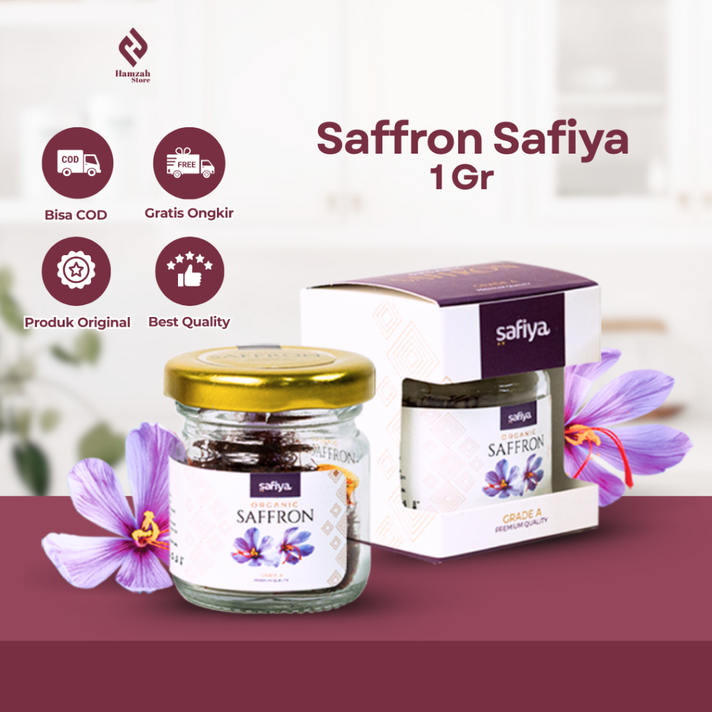 

Saffron Safiya 1 gr Safron Super Negin Grade A Premium Quality