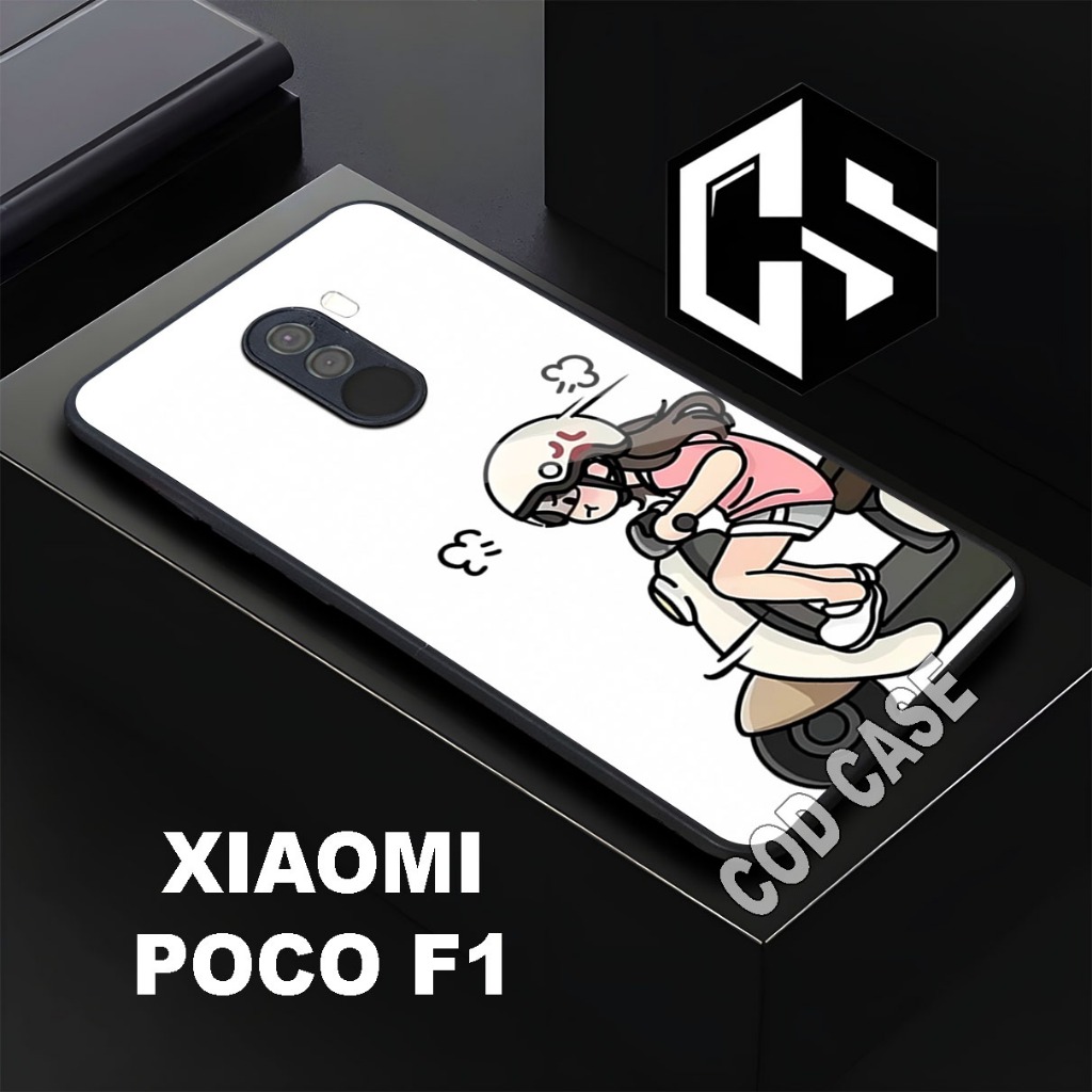 (COD 119)Softcase Glossy POCO F1/case poco f1 glitter/casing poco f1 glitter/case poco f1