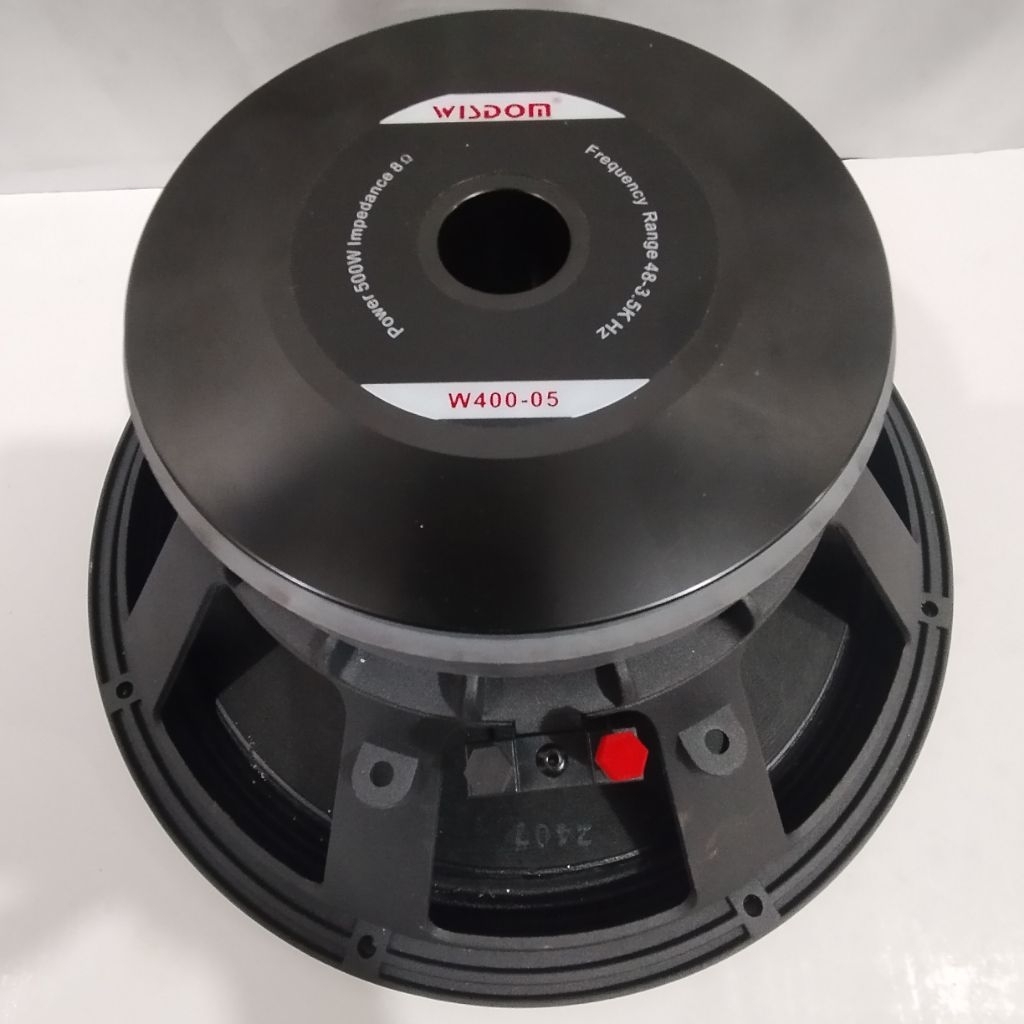 Speaker Komponen WISDOM W400-05 15 Inch | Original | 1000W | Woofer Subwoofer