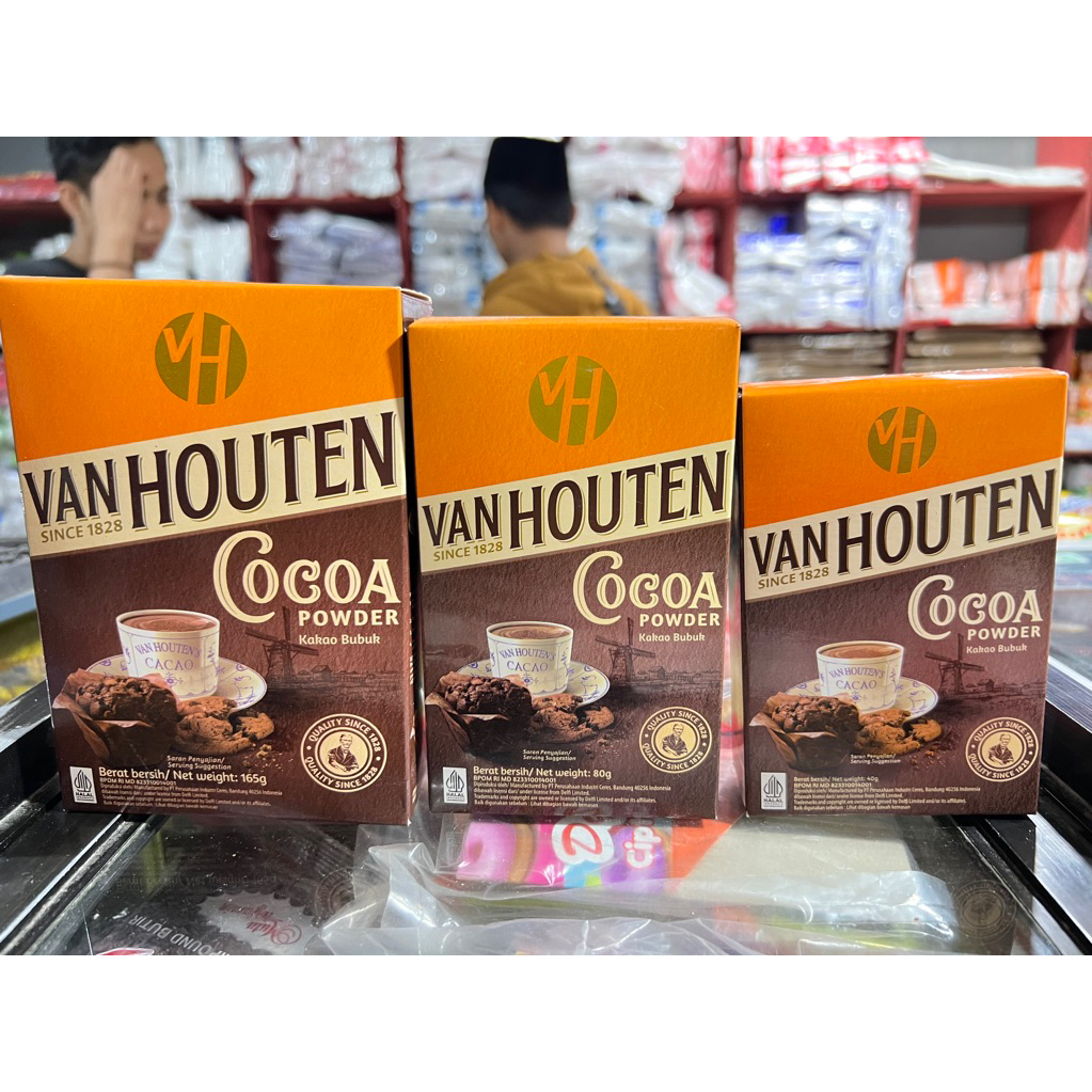

VAN HOUTEN 165gr/ 80gr/ 40gr / coklat bubuk / kakao bubuk / cocoa powder