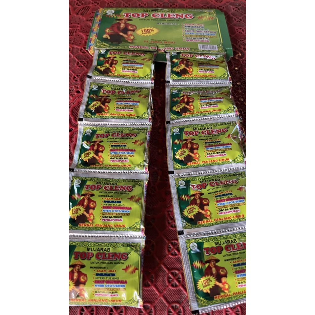 

PAKET 10 HANGER RENCENG TOP CLENG ASAM URAT PEGAL LINU RHEMATIK ORI