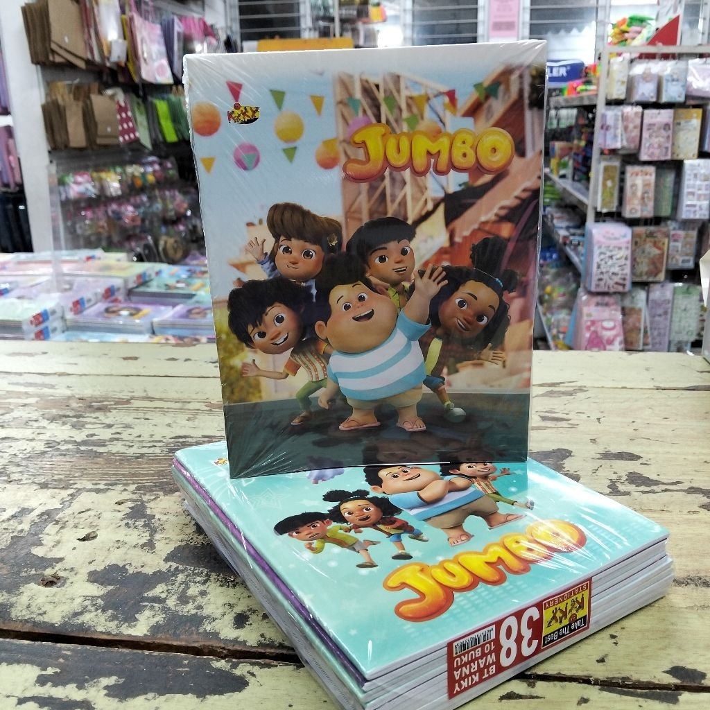 

(1 Pak) Kiky Buku Tulis 38 Motif Jumbo 1 pak Isi 10 pcs / Buku Tulis Kiky 38 Lembar