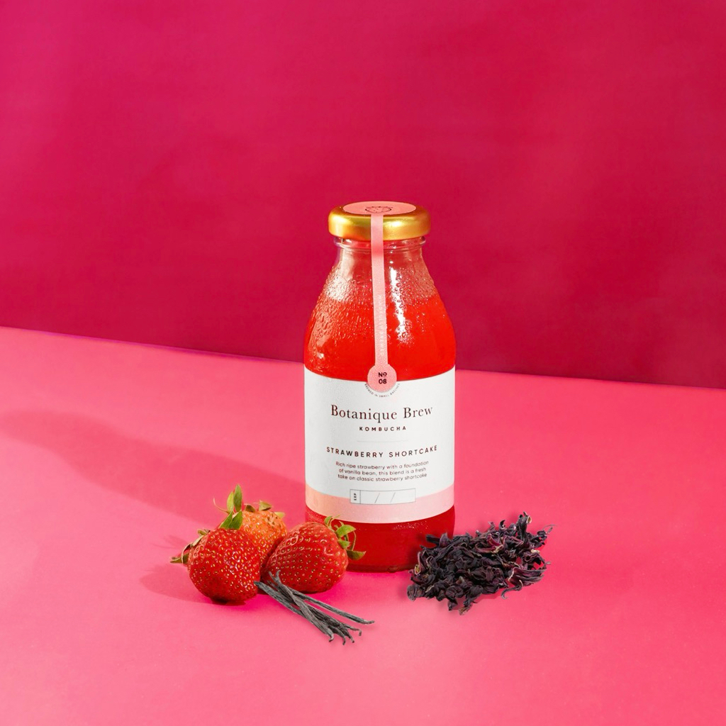 

STRAWBERRY SHORTCAKE - Botanique Brew Kombucha (280ml)