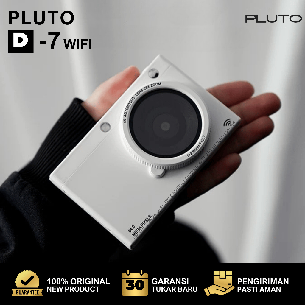NEW PLUTO D-7 Kamera Digital Support WiFi Digital Camera Filter Retro