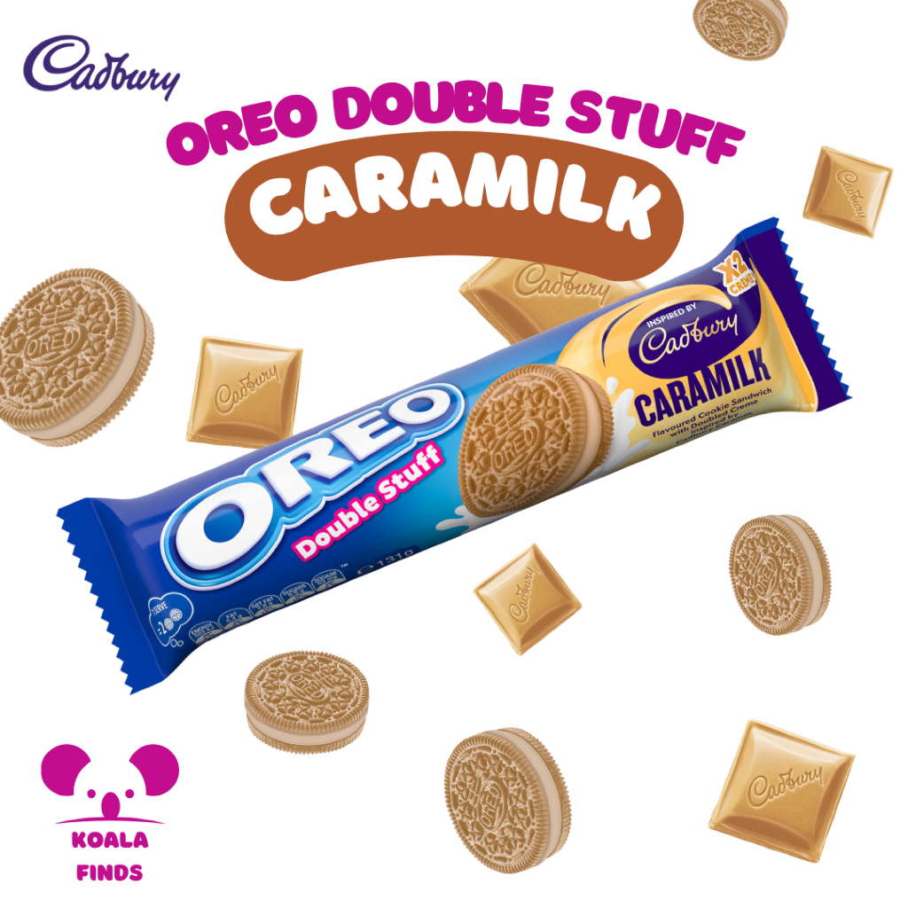 

NEW FLAVOUR! Oreo Double Stuff Caramilk | 131g