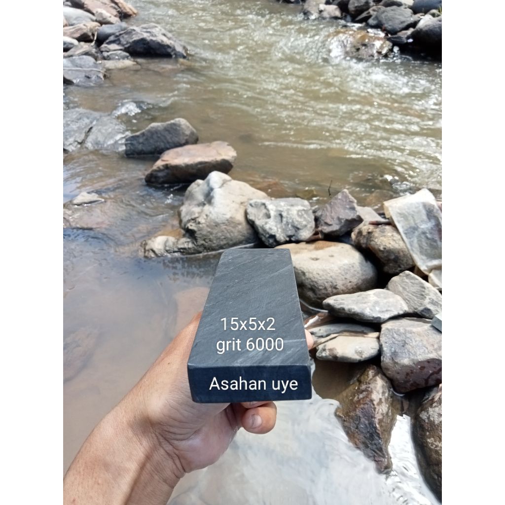 Batu Asahan asli alam grit 6000