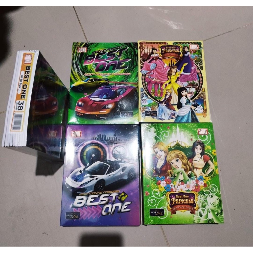 

Buku Tulis Best One 1 pack (isi 10) 38Lembar Buku tulis Murah