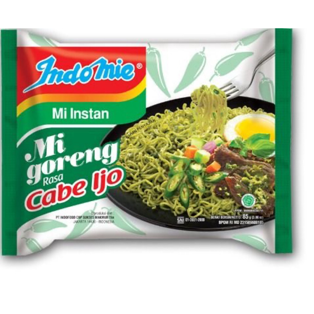

Indomie Goreng Cabe Hijau