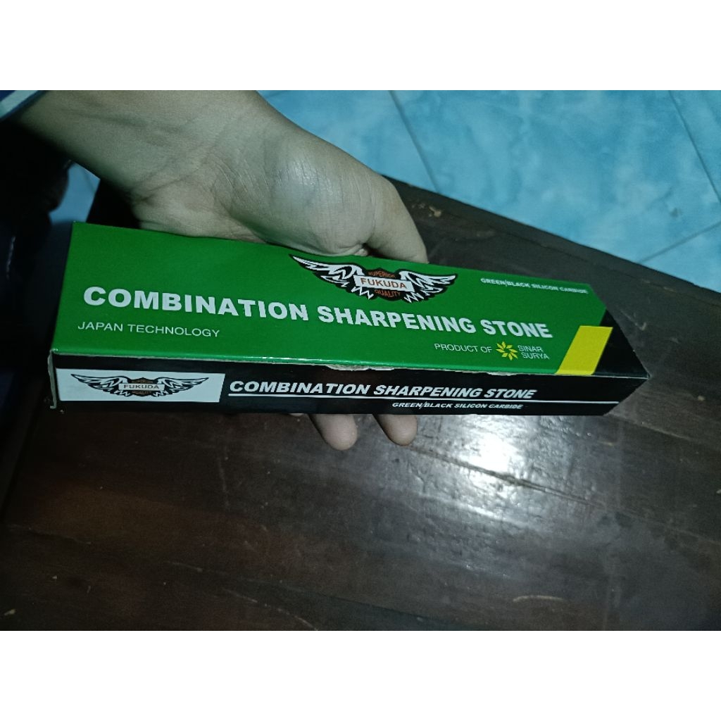 Batu Asah Gosok Pisau Hijau Fukuda 8 Inch