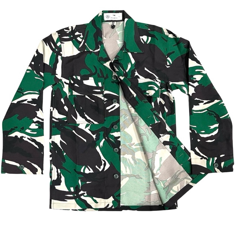 KODE R67R Baju PDL Velbed Tanpa Furing Anti Air Warna Pembagian  Baju PDL Velbed Non Puring  Baju PD