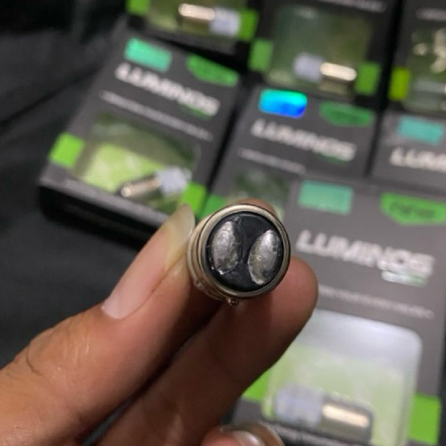 KLSUS LAMPU LED REM MOTOR MOBIL BAYONET KEDIP DAN TIDAK LUMINOS 12 MATA - NINE AUTOSERIES