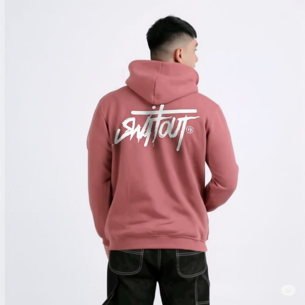Sweater Hoodie Pria Basic - Hoodie Fleece Pink Tua - Hoodie Original Distro