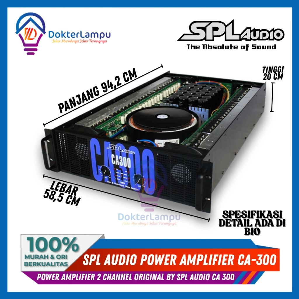 SPL Audio Power Amplifier CA 300