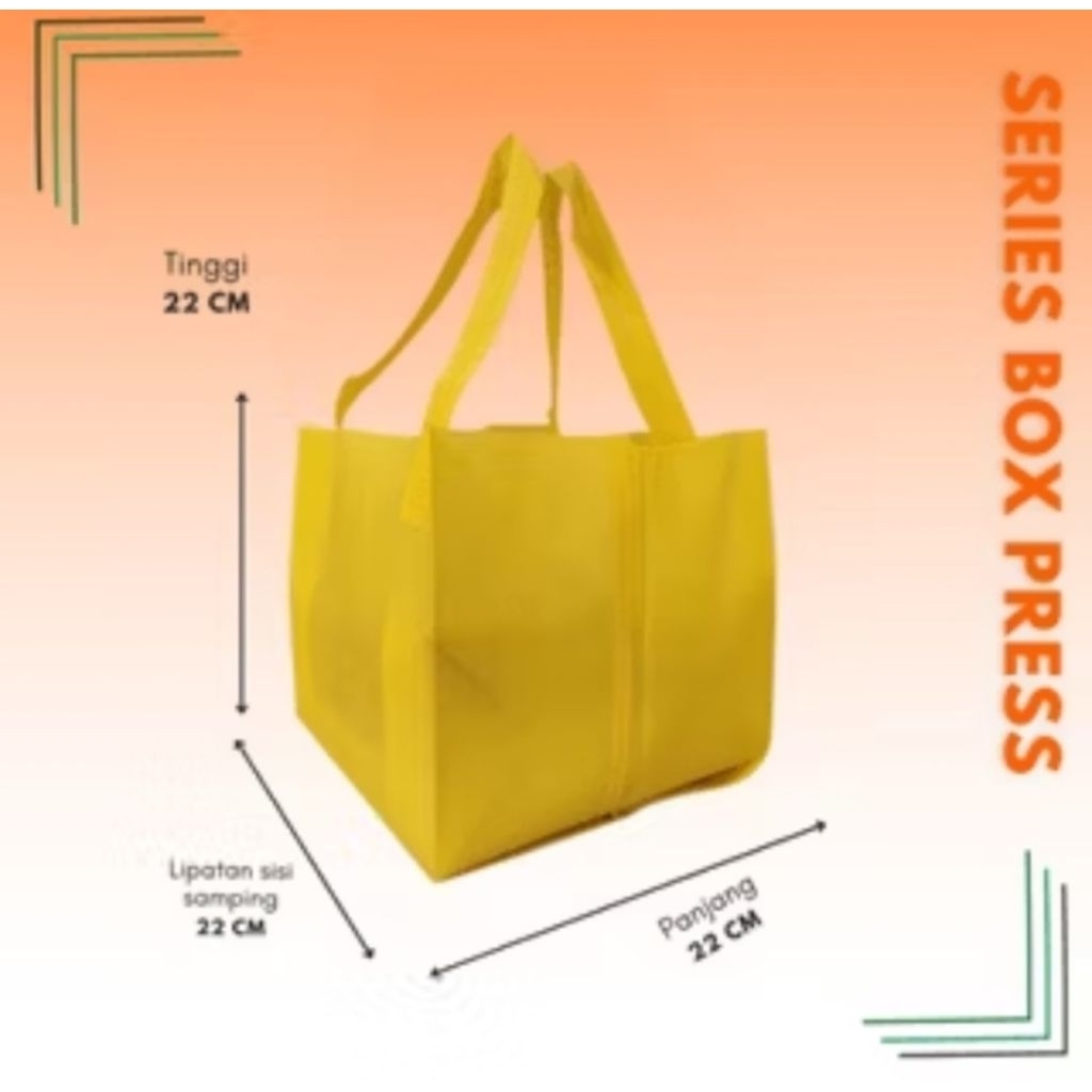 

Tas Spoundbond Cake Box 20x20, 22x22, & 25x25, Goodie Bag, Shooping Bag