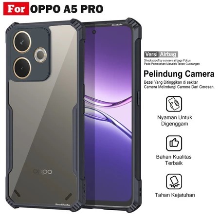 Oppo A5 Pro 5G Oppo A60 4G Oppo A58 4G Oppo A58 5G Oppo A78 NEW XUNDD Hard Soft Case Shockproof Armo