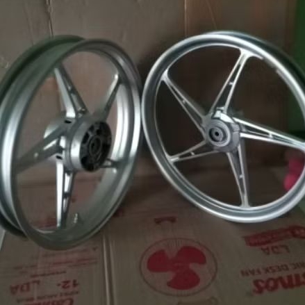 Pelek Vleg Racing Depan Belakang Motor Yamaha Jupiter MX new/Jupiter MX Double disc/Second Original 