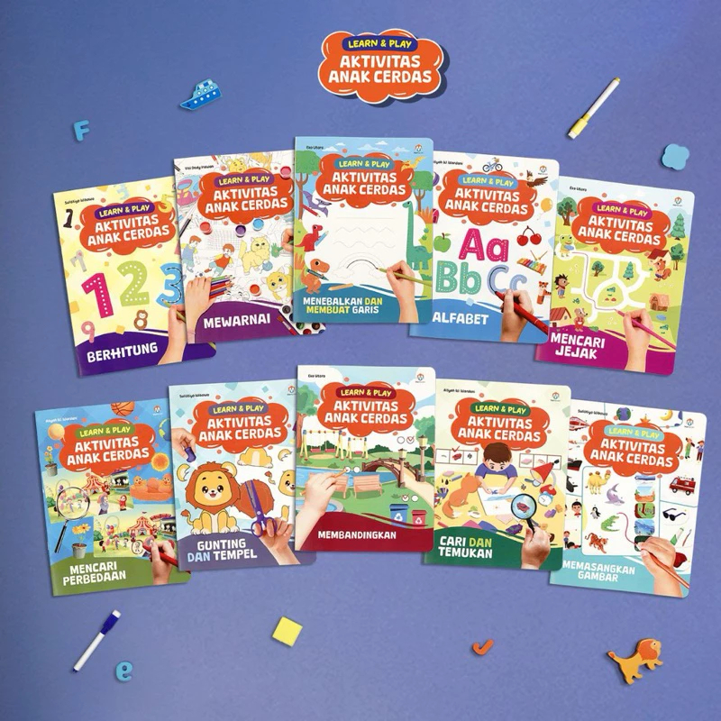 Buku Learn & Play - Aktivitas Anak Cerdas Learn and Play