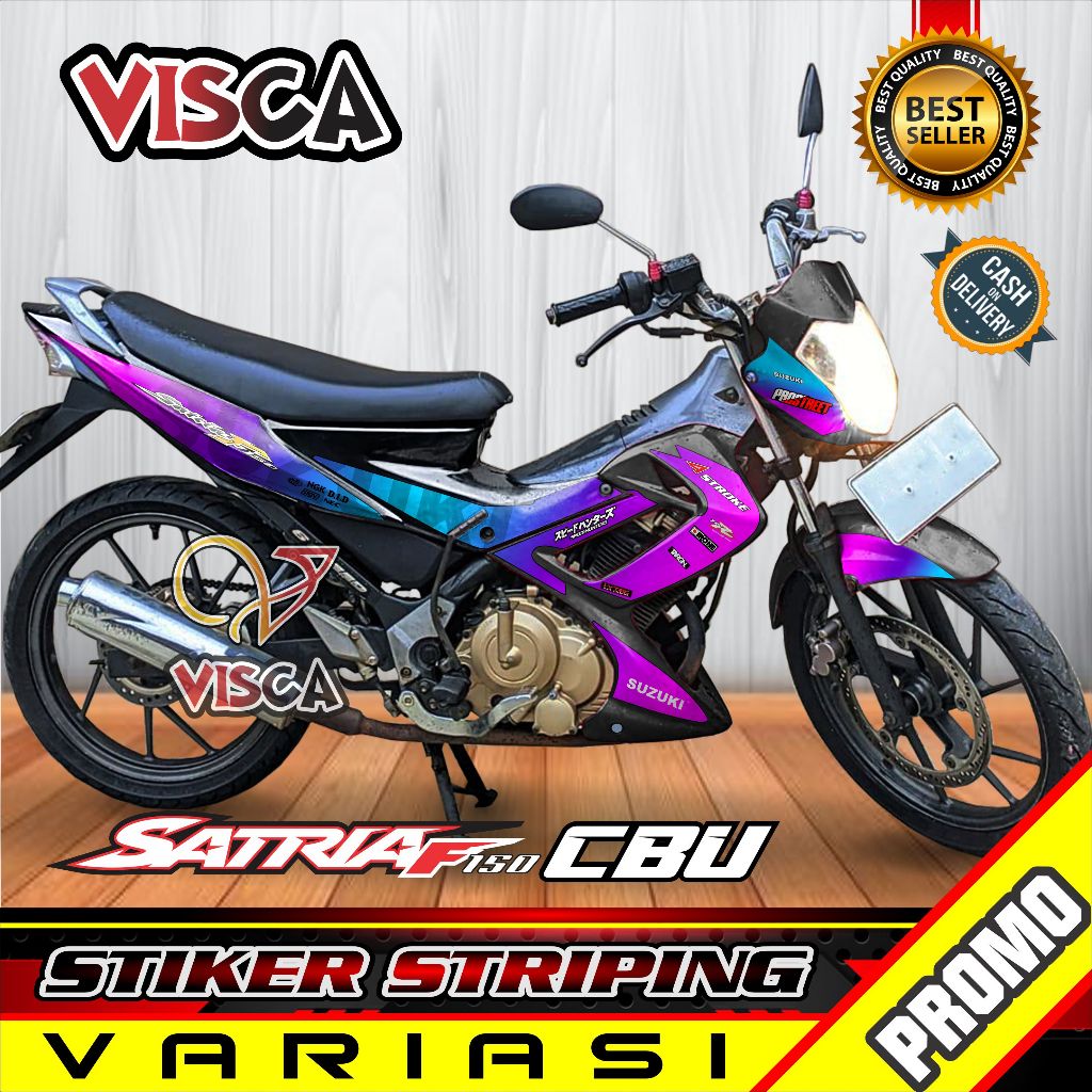 Stiker Striping Satria Fu Cbu Variasi BUNGLON