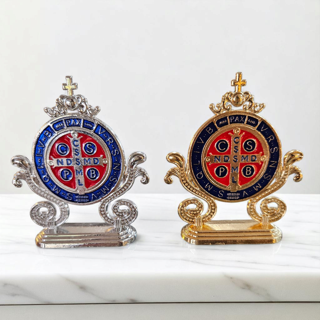 Pajangan Rohani Santo Benediktus Medali M32/4