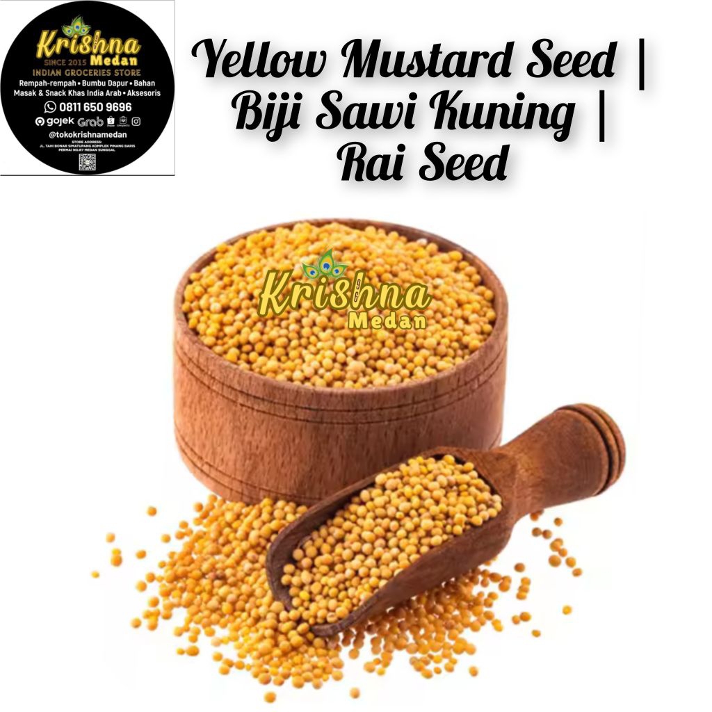 

Yellow Mustard Seed | Biji Sawi Kuning | Kadugu Kuning | Rai Seed