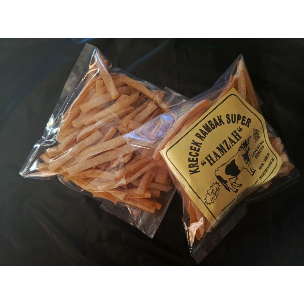 

krecek rambak kulit sapi "Hamzah" (Stik mie/lidi) *250gram*