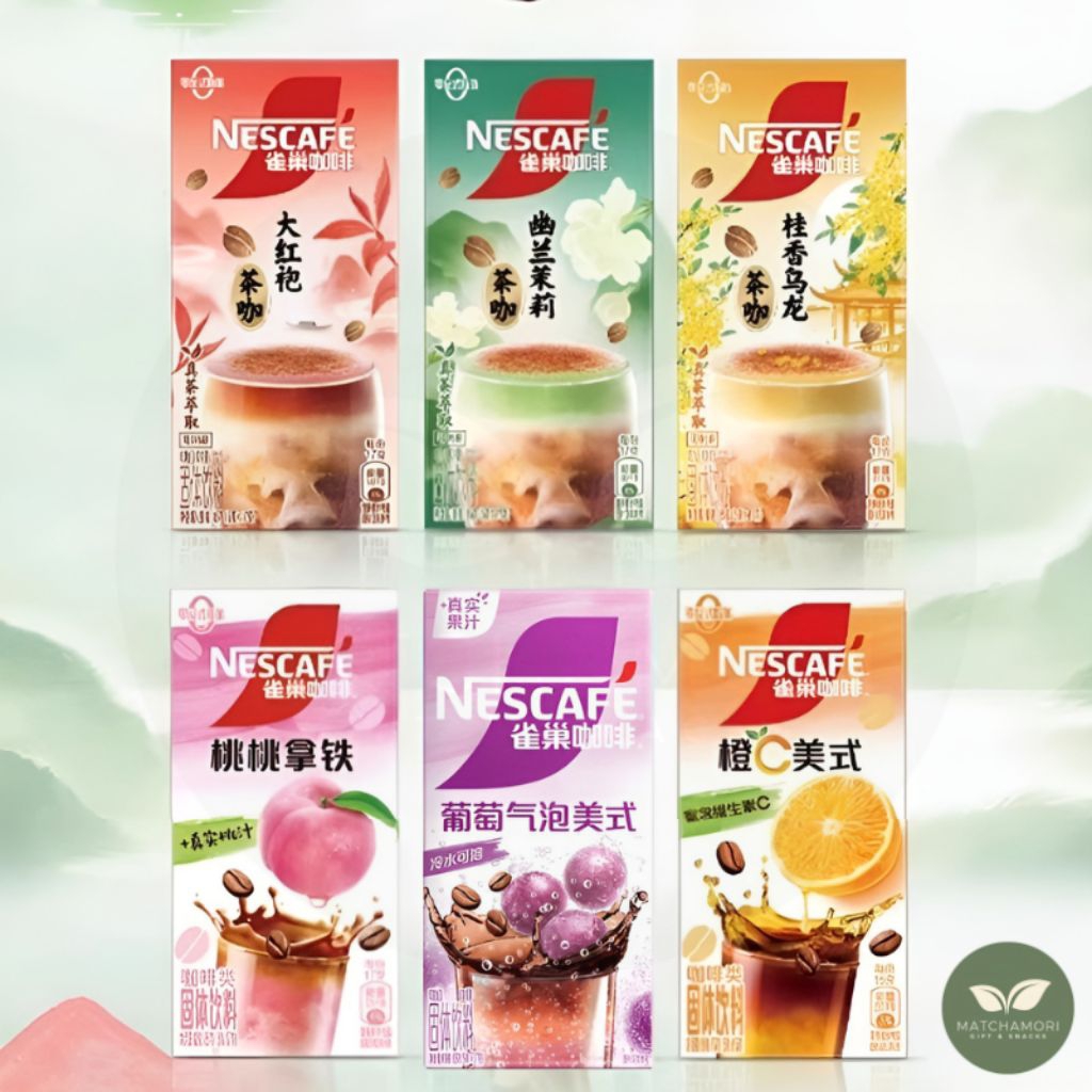 

Matchamori_Nescafe Xīn Series Tea Coffee & Special Fruit Extract Series Pack Isi 5 Sachet China Original 100%