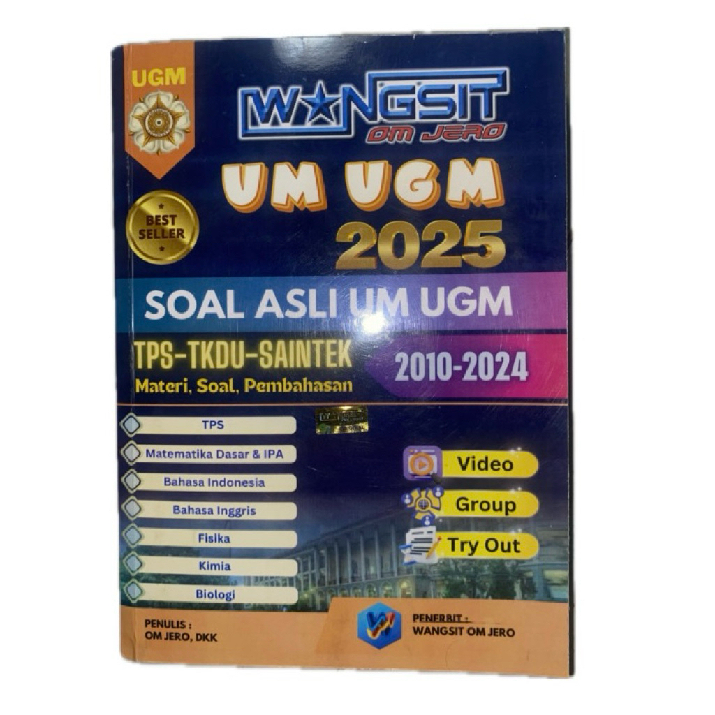 UM UGM 2025 | buku Wangsit Om Jero UM UGM saintek
