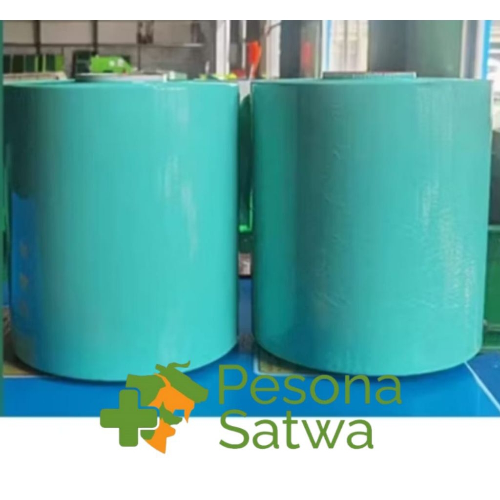 Plastic Wrap Silage Baller, silase, Sirase - Hijau, Green